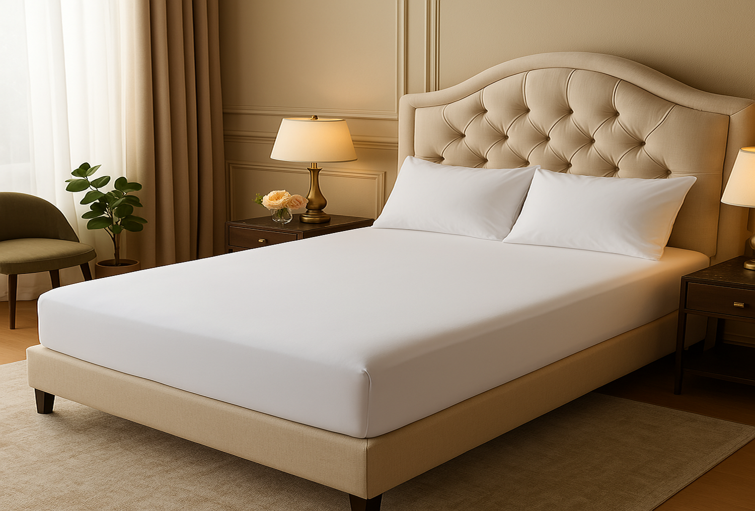 Pushplinen-Fitted Sheet