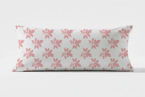Delicate Leaf Seamless Pattern Lumbar Pillow Cover