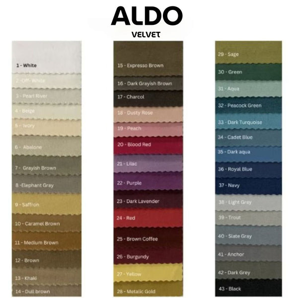Velvet Custom Bench Cushion - Aldo