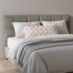 Delicate Leaf Seamless Pattern Lumbar Pillow Cover