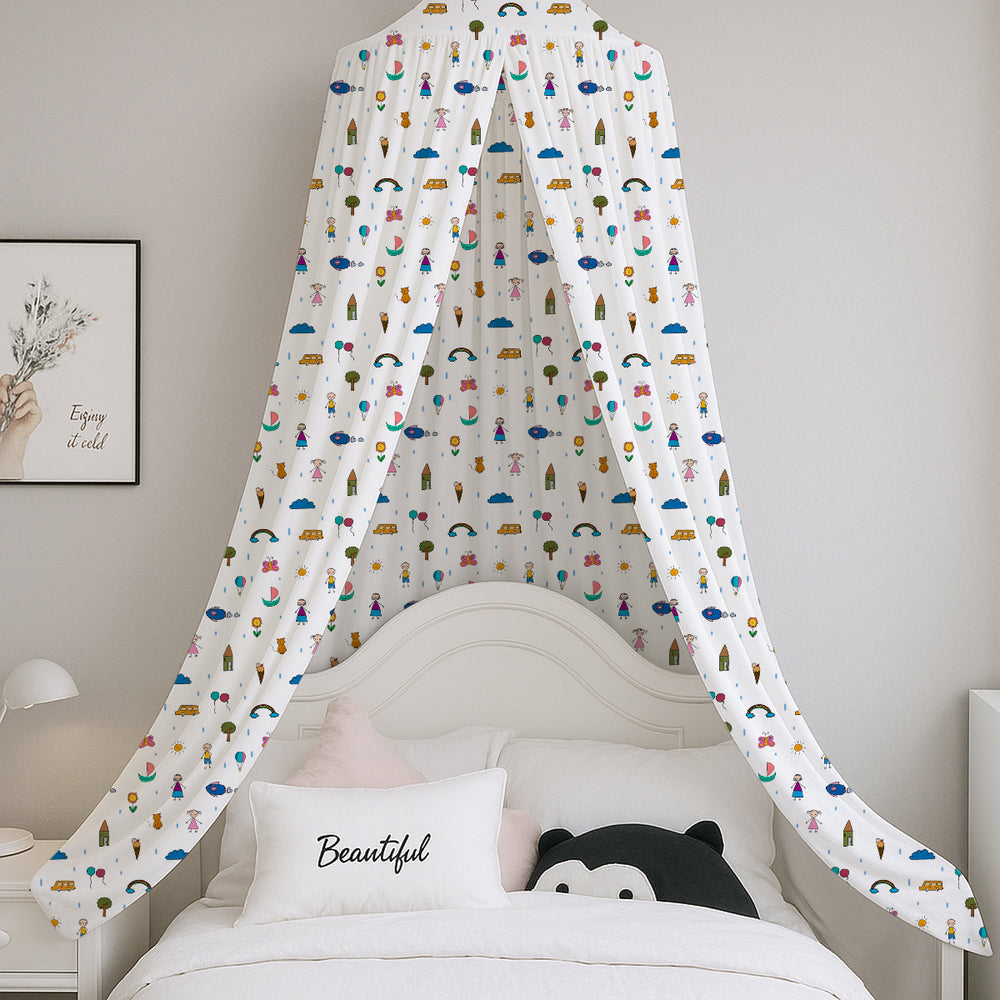 Boy & Girl Kids Printed Canopy