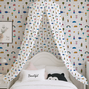 Boy & Girl Kids Printed Canopy