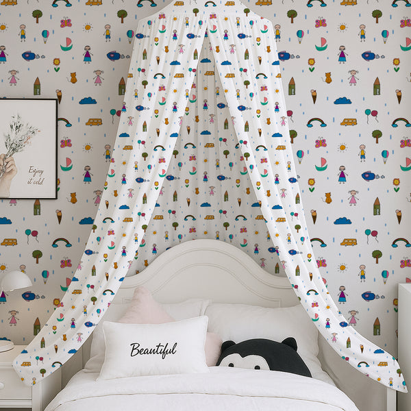 Boy & Girl Kids Printed Canopy