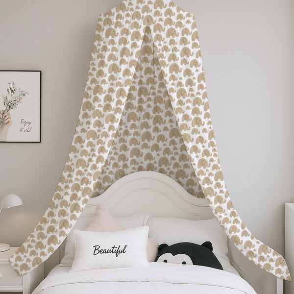 Cute Elephant Printed Canopy