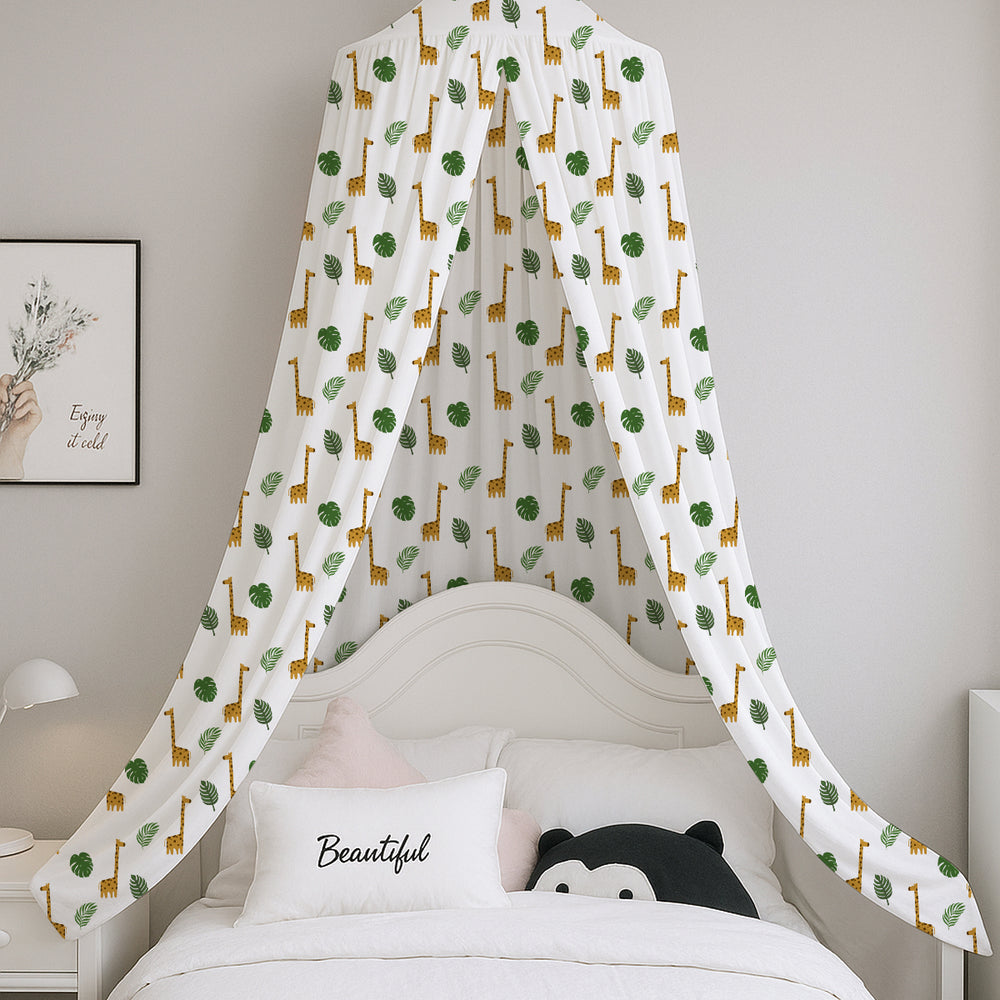 Cute Giraffe Printed Canopy