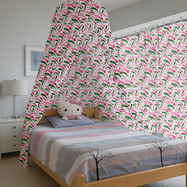 Multicolor Fish Printed Canopy