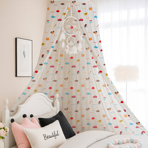 Rhyming-Characters Printed Canopy