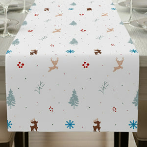 Christmas Elements Pattern Table Runner