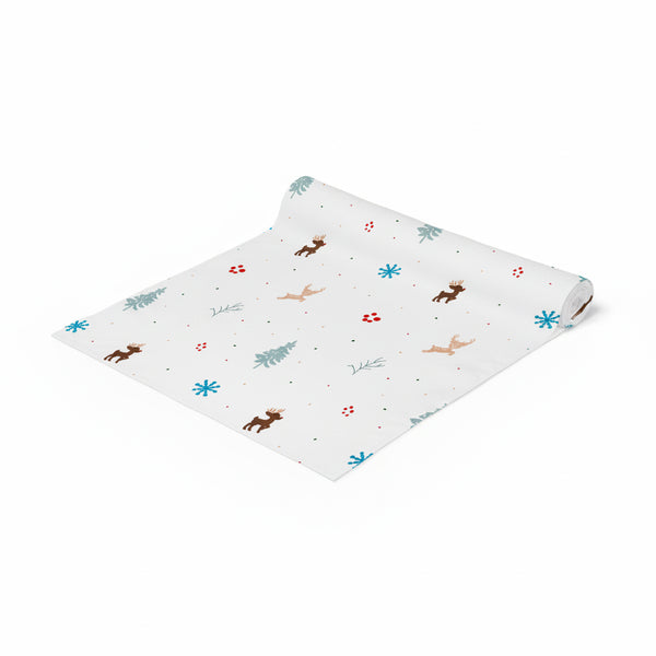 Christmas Elements Pattern Table Runner