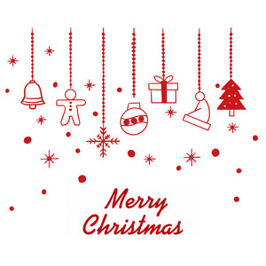 Christmas Ornament Roman Shades