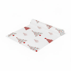 Christmas Tree & Star Pattern Table Runner