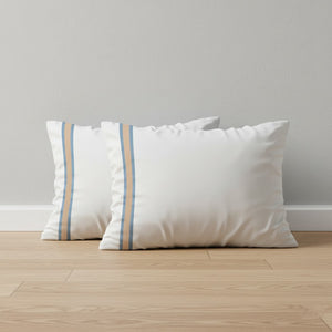 Contrast Border Frame Cotton Sheet set