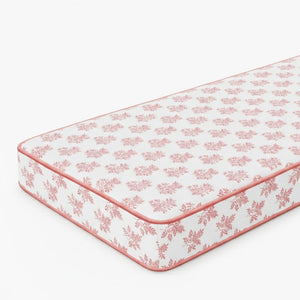 Delicate Leaf Seamless Pattern Bench Cushion