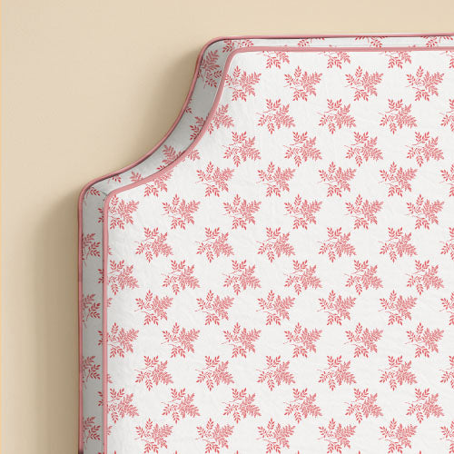 Delicate Leaf Seamless Pattern Headboard