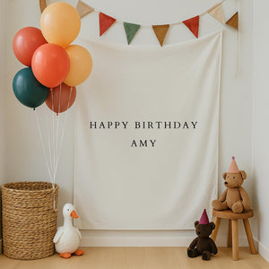 Personalized Name Fabric Banner
