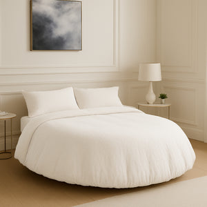Linen Round Comforter