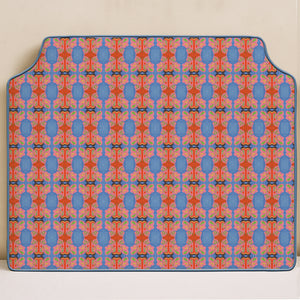 Symmetric Butterfly Watercolor Bed Headboard
