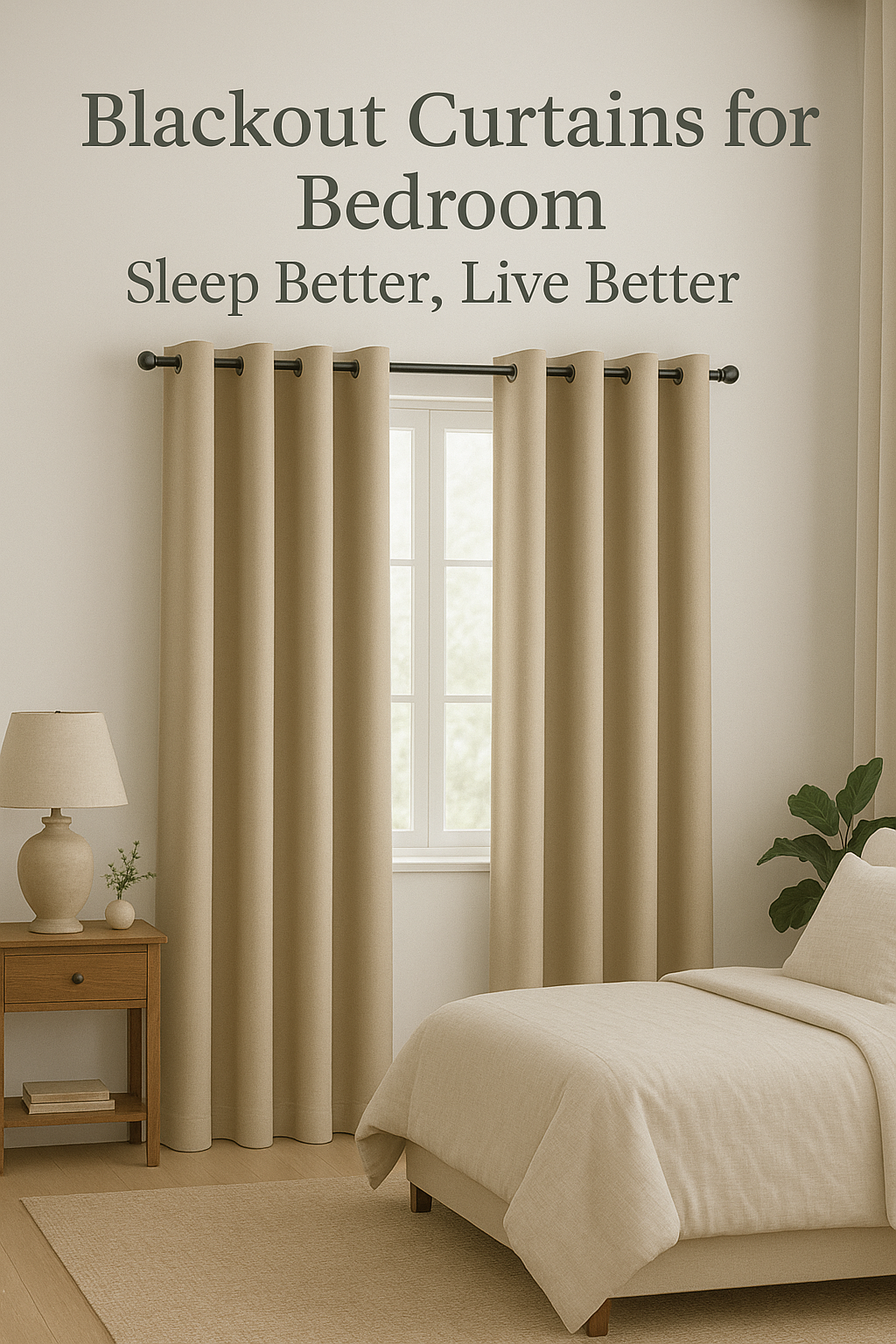 Buy Blackout Curtains for Bedroom – Stylish & Light-Blocking | Pushplinen