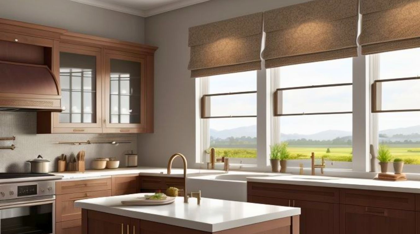 Roman Shades For Kitchen