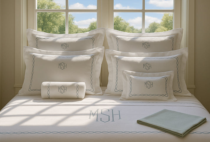 Pushplinen-Monogram Bedding