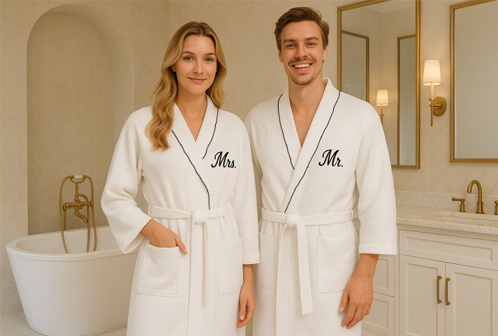 Showerdrape Robe Terry Cloth Robes & Bathrobes – Soft & Cozy | Pushplinen