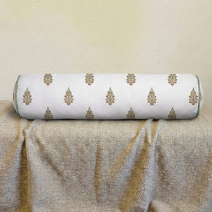 Floral Symmetric Blossom Pattern Bolster