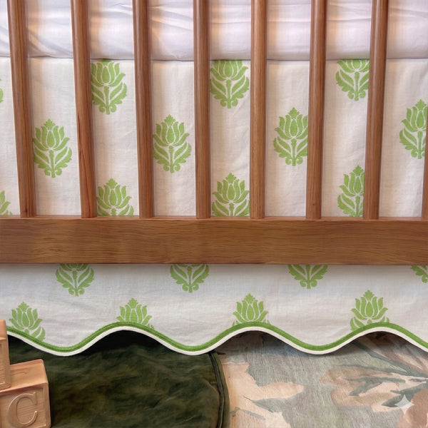 Heritage Leaf Crib Skirt