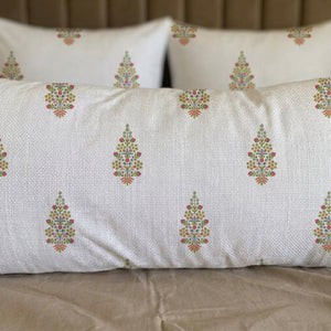 Floral Symmetric Blossom Pattern Lumbar