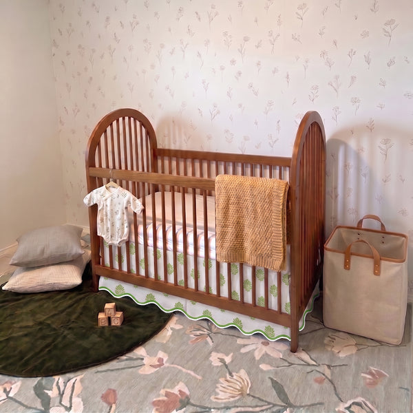 Heritage Leaf Crib Skirt