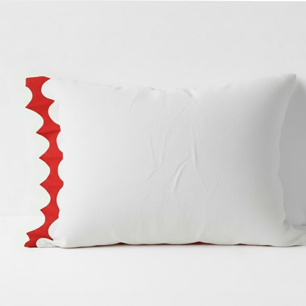 Reverse Scalloped Applique Embroidery Cotton Sheet set