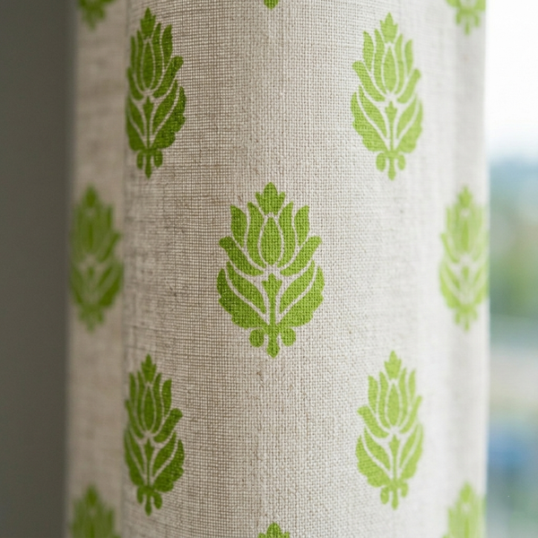 Heritage Leaf Curtain (Set of 2)