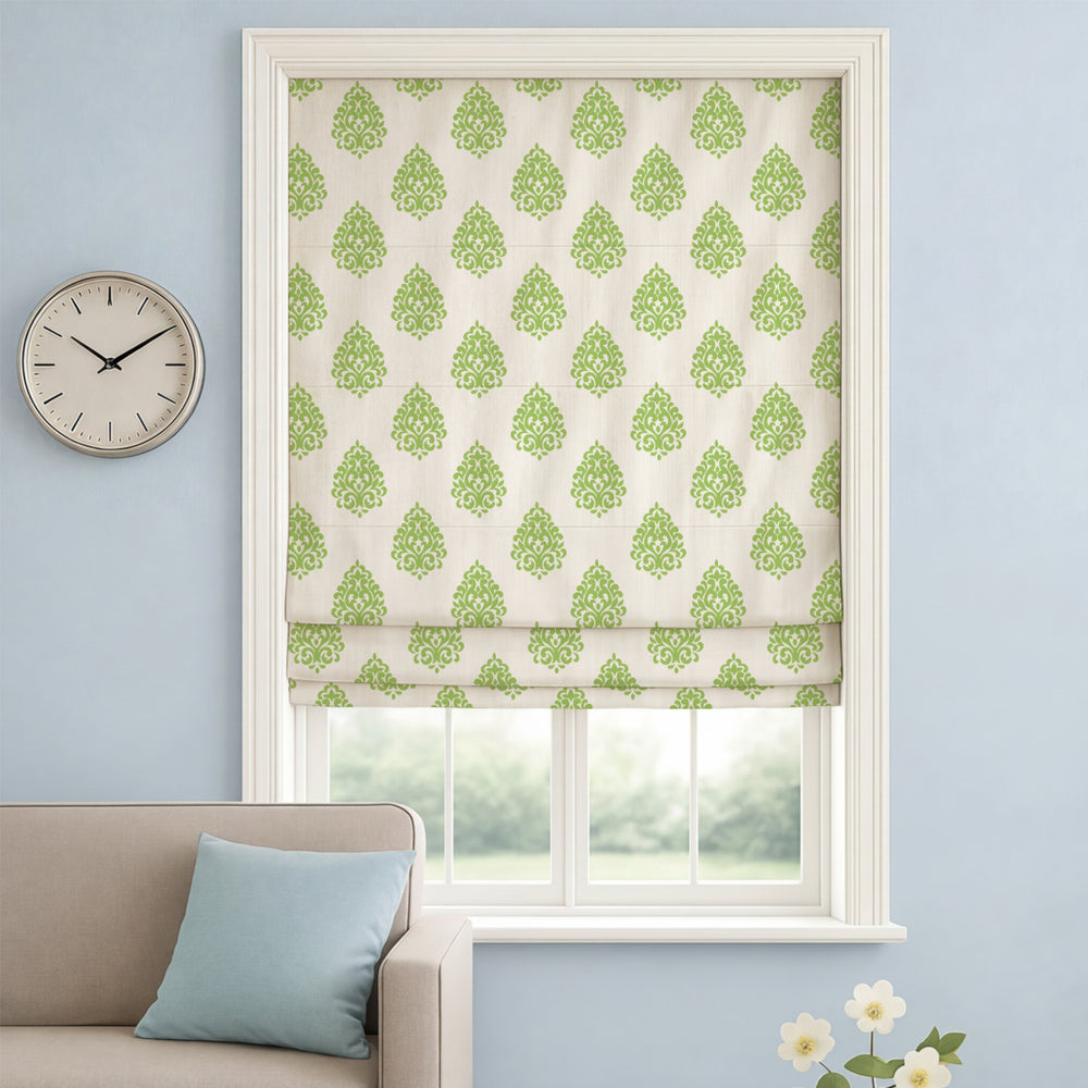 Verdure Elegance Roman Shades