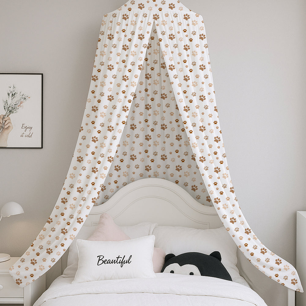 Animal Paws Printed Canopy