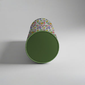 Floral Bunch Bolster Pillow Cover with Piping