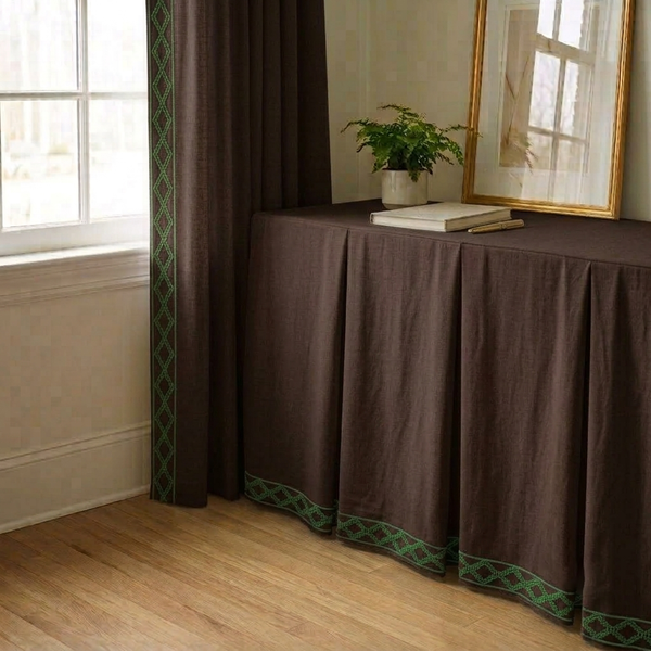 Curtains and table cloth pattern 2
