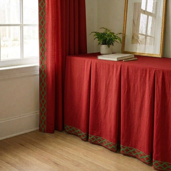 Curtains and table cloth pattern 2