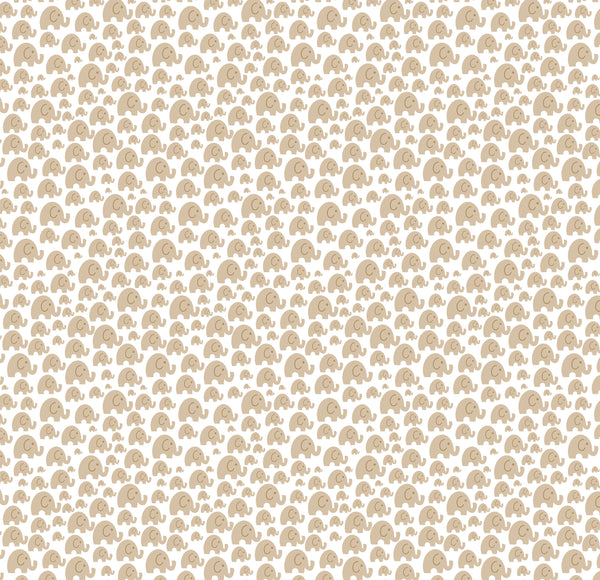 Elephant Themed Baby Room Curtain