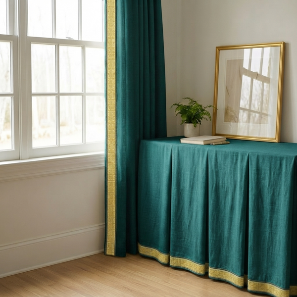 Curtains and table cloth pattern 1