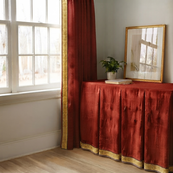 Curtains and table cloth pattern 1