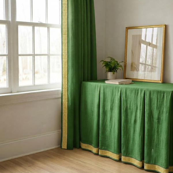 Curtains and table cloth pattern 1