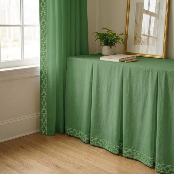 Curtains and table cloth pattern 2