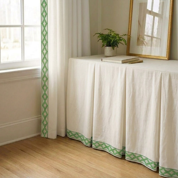 Curtains and table cloth pattern 2