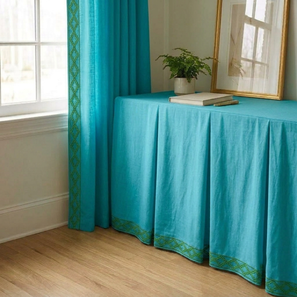 Curtains and table cloth pattern 2