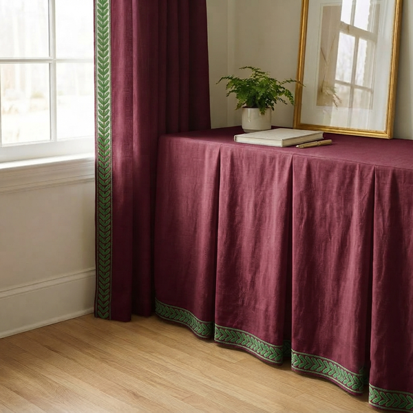 Curtains and table cloth pattern 3