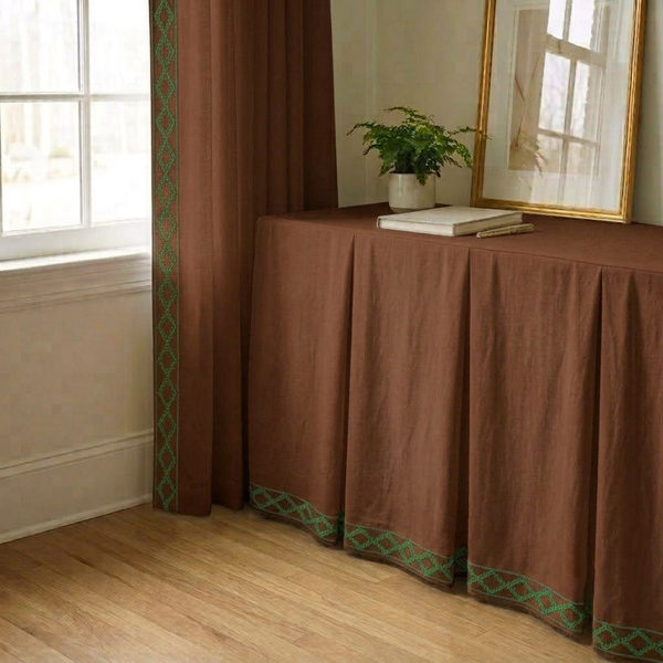 Curtains and table cloth pattern 2