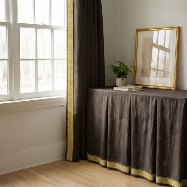 Curtains and table cloth pattern 1