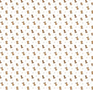 Tiny Tails and Paws Themed Baby Room Curtain