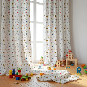 Treasure Hunt Themed Baby Room Curtain