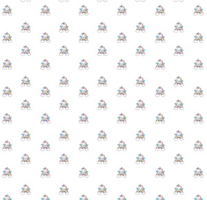 Unicorn Girl Themed Baby Room Curtain