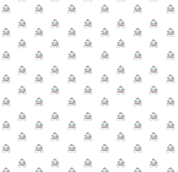Unicorn Girl Themed Baby Room Curtain